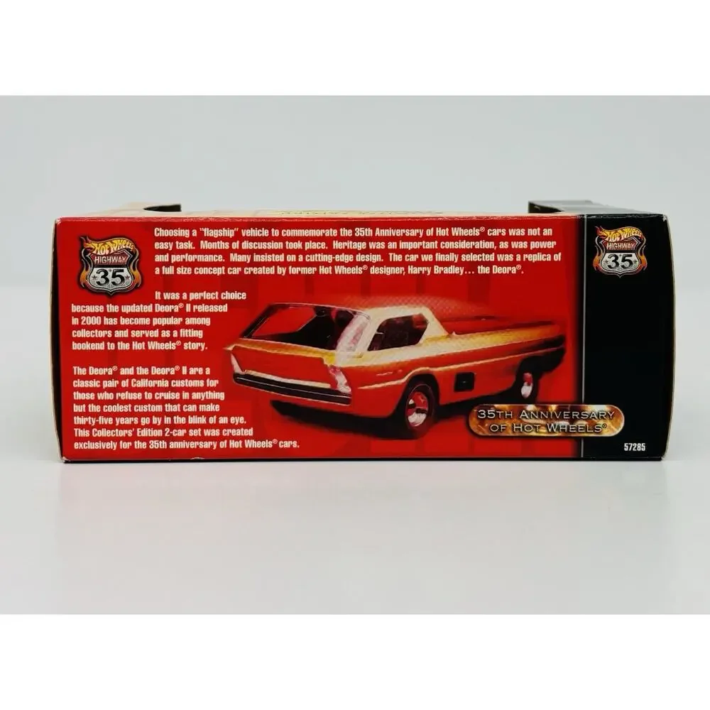 Hot Wheels 35th Anniversary Deora & Deora II Vehicle Set 57285 Sealed
